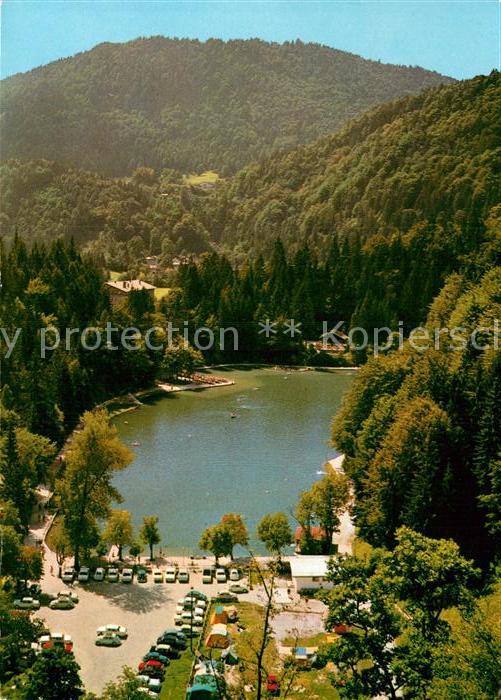 Oberaudorf Luegsteinsee mit Campingplatz Grafenbur