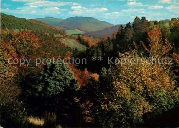 Winterberg Hochsauerland Panorama Blick ins Helletal und Orketal
