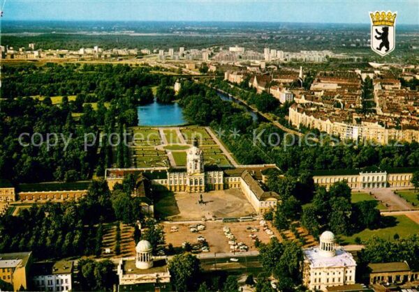 Berlin Charlottenburger Schloss Fliegeraufnahm