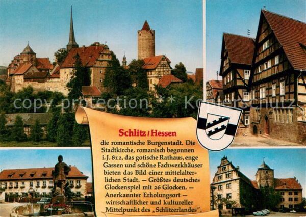 Schlitz Teilansichten Burgenstadt Fachwerkhaus