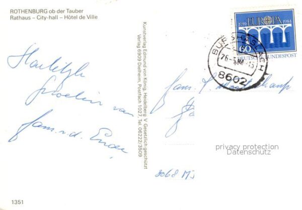 Rothenburg Tauber Rathaus – Bild 2