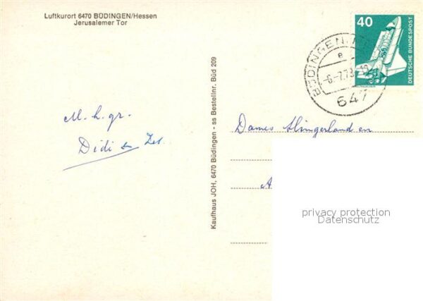 Buedingen Hessen Jerusalemer Tor Luftkurort – Bild 2