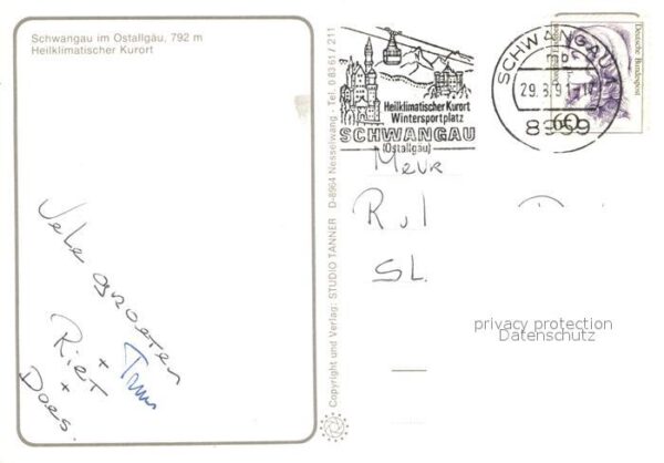 Schwangau Dorf der Königsschlösser Kirche Schloss – Bild 2
