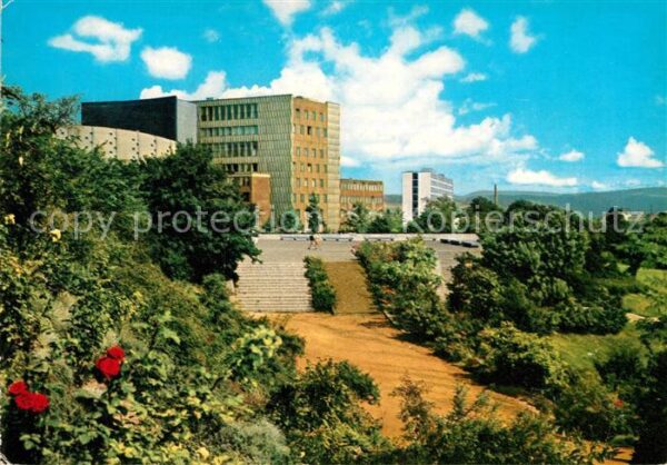 Kassel Partie in der Karlsaue mit Blick zum Th