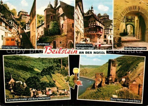 Beilstein Mosel Klostertreppe Zehnthaus Fachwerkhäuser