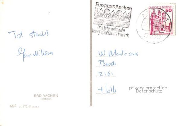 Bad Aachen Rathaus Nachtaufnahme – Bild 2