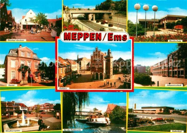 Meppen Domhof Kirchstrasse Rentei Windhorstpla
