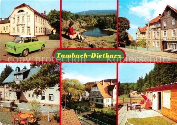 Dietharz Tambach FDGB Erholungsheim Trabbi Kratersee Wal