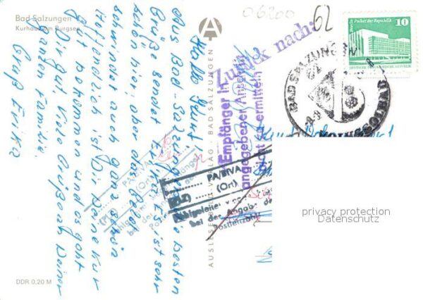 Bad Salzungen Kurhaus am Burgsee Bootfahren Fontäne – Bild 2