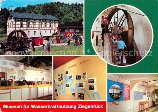 Ziegenrueck Museum für Wasserkraftnutzung Wasserrad