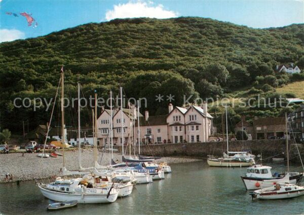 Porlock Weir Exmoor National Park Yachthafen
