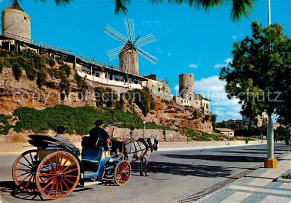 Palma de Mallorca Paseo Maritimo Molinos del Jonquet