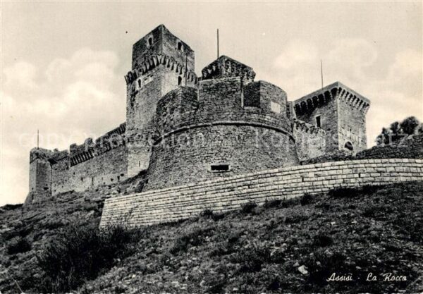 Assisi Umbria La Rocca Mittelalterliche Burg