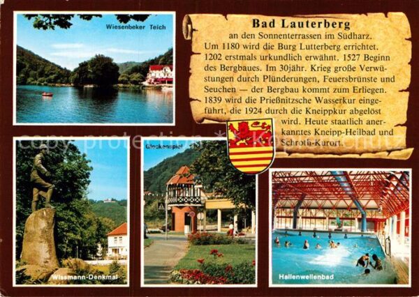 Bad Lauterberg Wiesenbeker Teich Wissmann Denkmal Stat