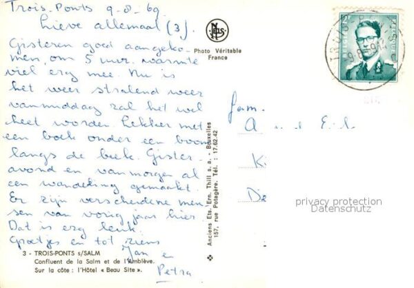 Trois Ponts Confluent de la Salm et de l'Ambleve Ho – Bild 2