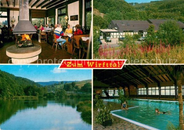Stadtkyll Ferienpark Restaurant Kamin Hallenbad S