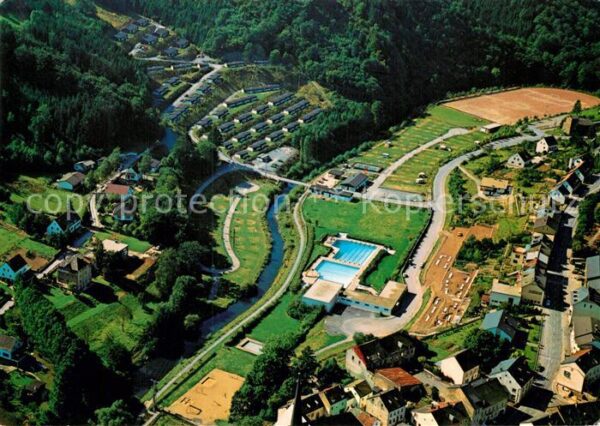 Waxweiler Feriendorf im Prümtal Fliegeraufnahme