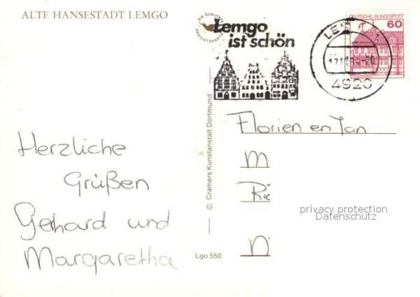 Lemgo Altstadt Fachwerkhäuser Planetenhaus Mi – Bild 2