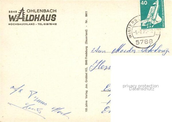 Ohlenbach Waldhaus Berggaststätte Restaurant – Bild 2