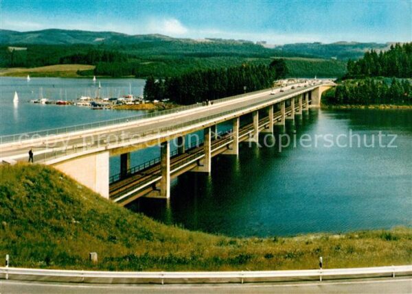 Biggesee Listertalbrücke Bootshafen
