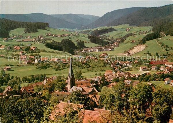 Baiersbronn Schwarzwald Panorama Luftkurort und Wintersportplat