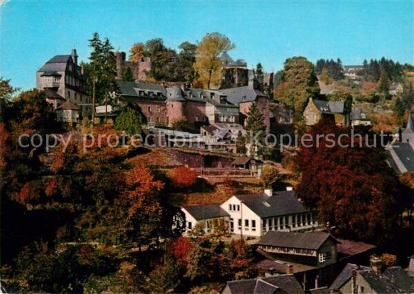 Monschau Teilansicht mit Burg