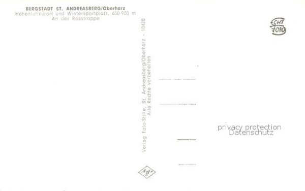 St Andreasberg Harz Partie an der Rosstrappe Landschaftspan – Bild 2