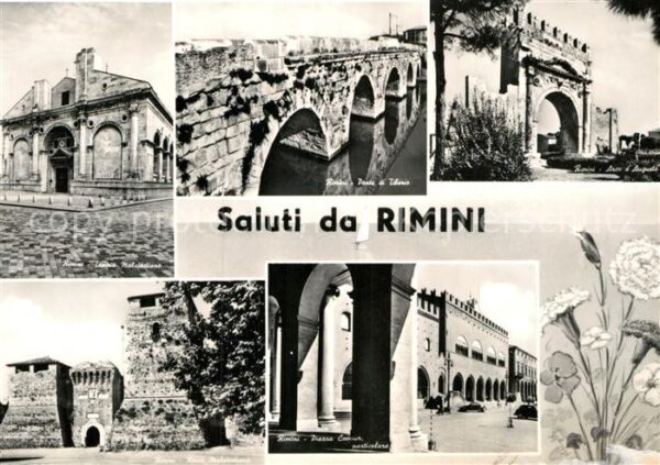 Rimini Lempio Malatestiano Ponte di Tiberio Ar