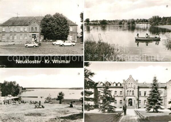 Neukloster Mecklenburg HO Gaststätte See Badestrand Reha Zentr