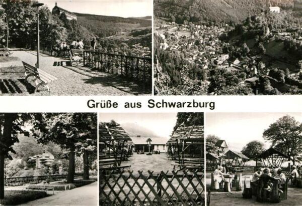 Schwarzburg Thueringer Wald Schloss Schänke Reichsbahn Erholungshei
