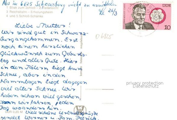Schwarzburg Thueringer Wald Schloss Schänke Reichsbahn Erholungshei – Bild 2