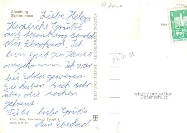 Altenburg Thueringen Skatbrunnen – Bild 2