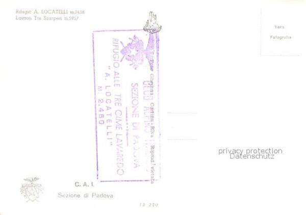 Dreizinnenhuette Rifugio Antonio Locatelli Berghaus Dolo – Bild 2