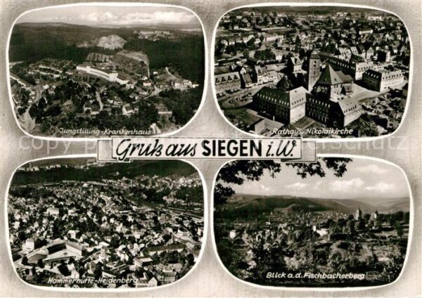 Siegen Westfalen Jungstilling Krankenhaus Rathaus Nikola