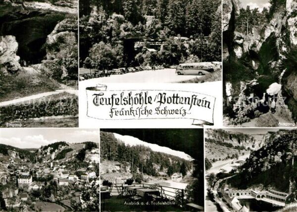 Pottenstein Oberfranken Teufelshöhle Fränkische Schweiz