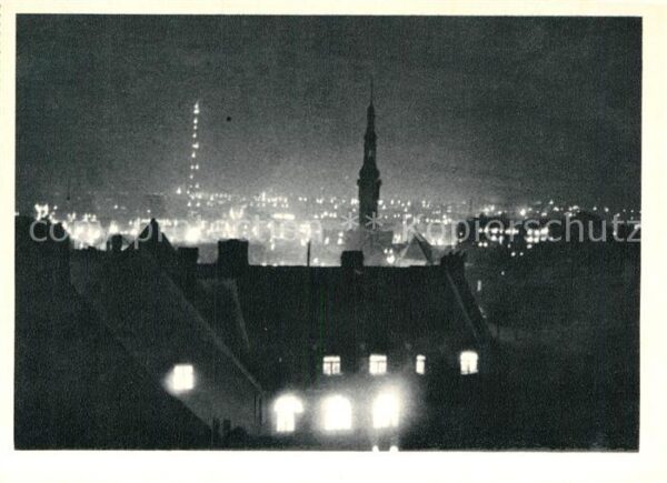 Tallinn Talvine öhtu Stadtpanorama Winterabend