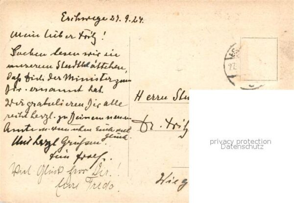 Rothenburg Tauber Klingentor Turm Künstlerkarte – Bild 2