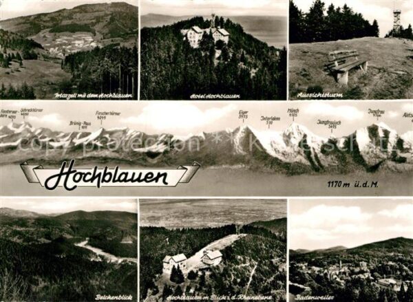 Badenweiler Berghotel Hochblauen Aussichtsturm Belc
