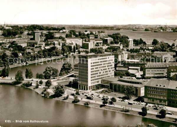Kiel Panorama Blick vom Rathausturm