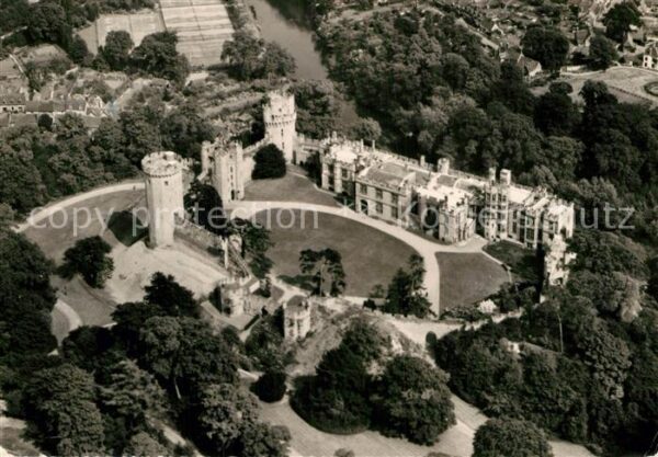 Warwick Castle Aerial view