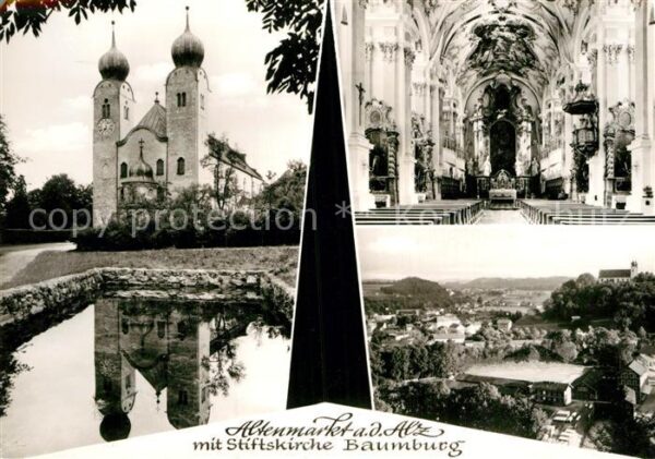 Altenmarkt Alz Stiftskirche Baumburg Innenansicht Wass