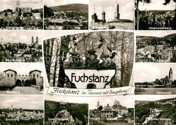 Koenigstein Taunus und Umgebung Fuchstanz Gaststätte Wegwe