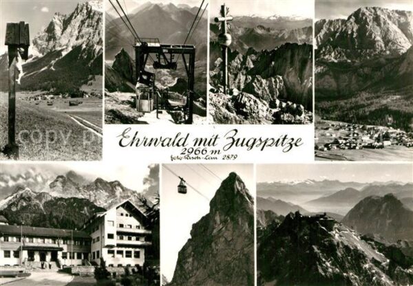 Ehrwald Tirol Bergbahn Gipfelkreuz Zugspitze Bergbahn