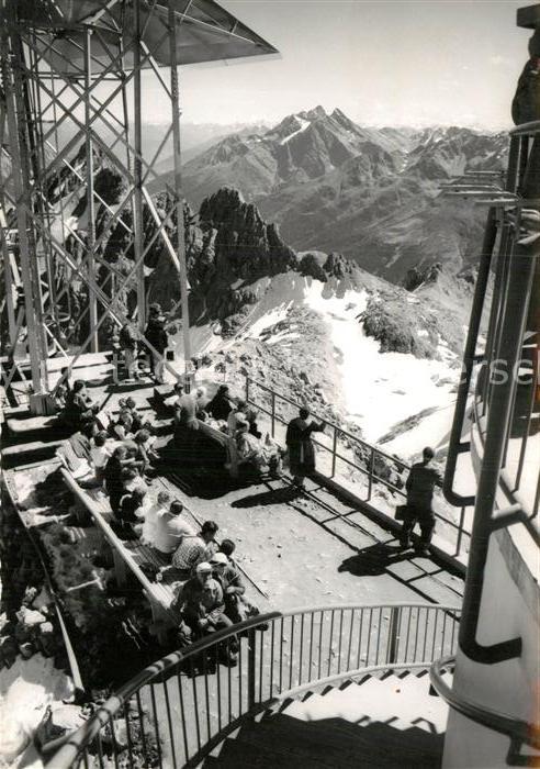 St Anton Arlberg Valluga Bergbahn Bergrestaurant Terrass