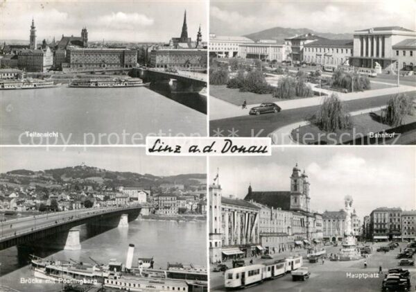 Linz Donau Teilansicht Bahnhof Pöstlingberg Hauptp