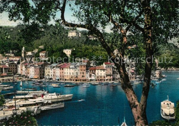 Portofino Liguria Panorama Hafen