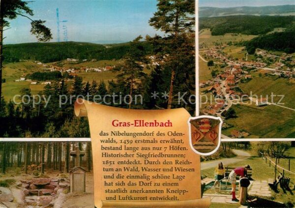 Grasellenbach Panorama Kneipp Luftkurort im Odenwald