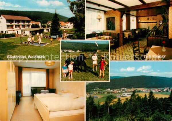 Wahlen Odenwald Gästehaus Waldblick Ponyreiten Cafe Sat