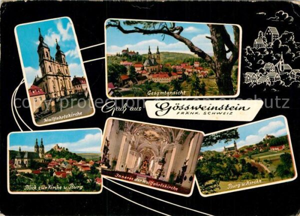 Goessweinstein Kirche Burg Wallfahrtskirche Wallfahrts