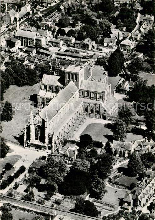 Winchester Cathedral aerial view